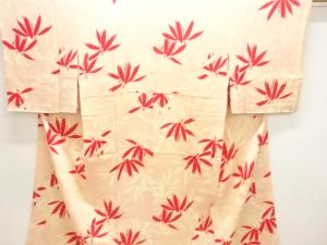 アンティーク 笹模様長襦袢